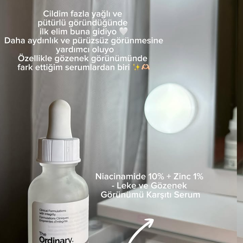 The Ordinary Niacinamide 10% + - Luxury Skincare Brands ulasan dan harga